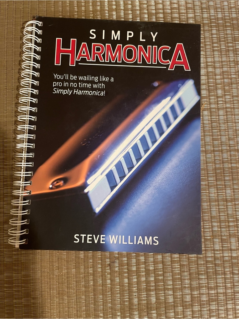 Simply Harmonica by Steve Williams - Black & Red Instruction Book